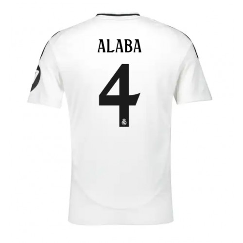 Dres Real Madrid David Alaba #4 Domaci 2024-25 Kratak Rukav